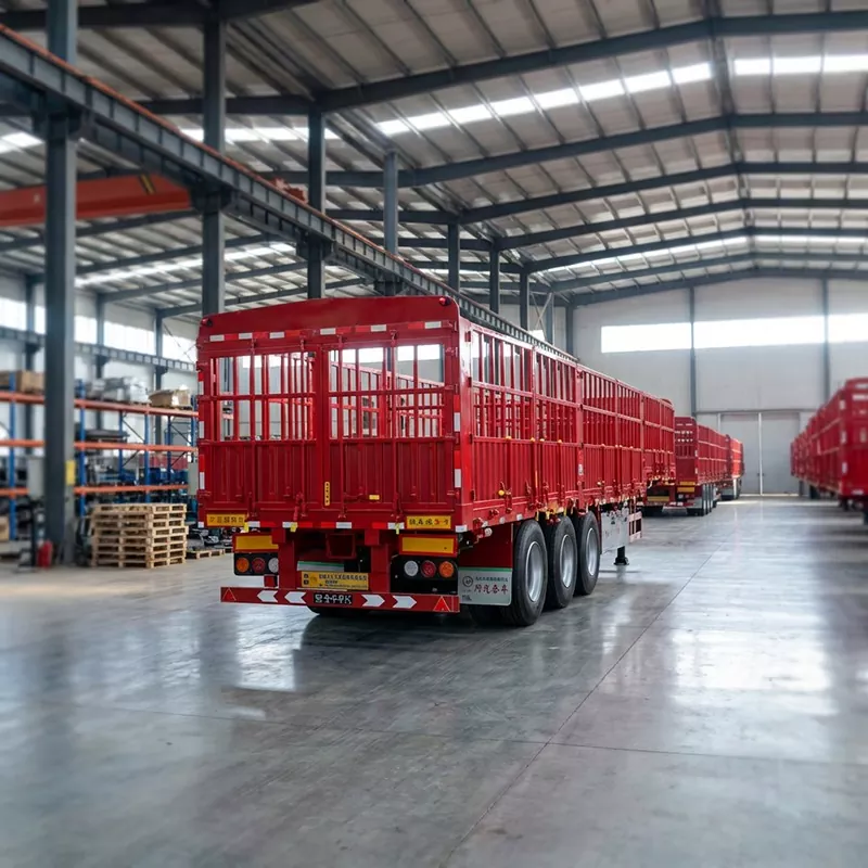 Step-Deck Stake/Hesia Semi-Trailer
